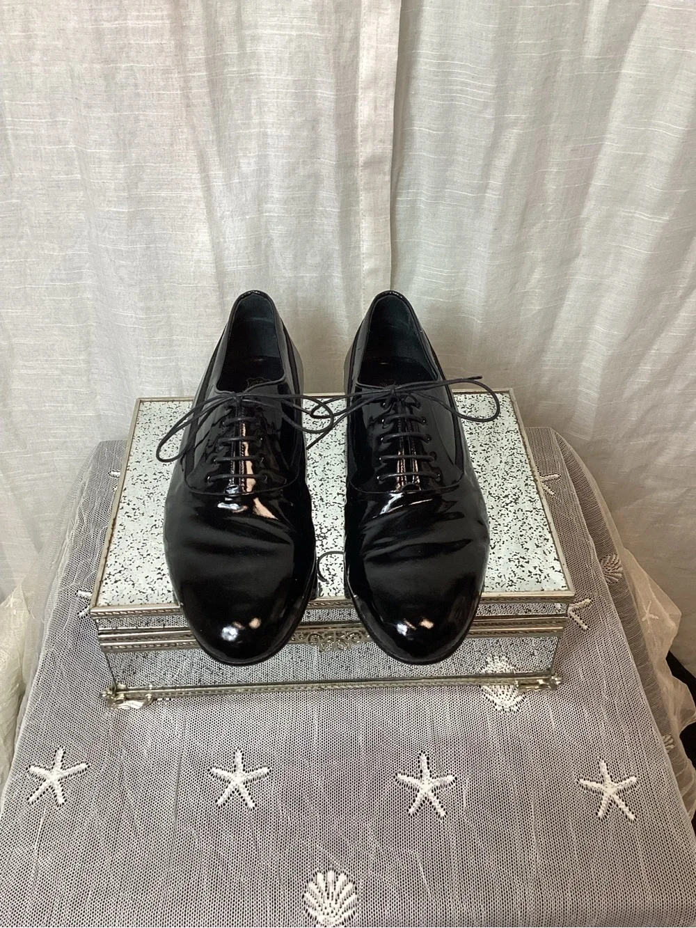 Peter Huber “Glance” Formal Oxfords; Size: 8W